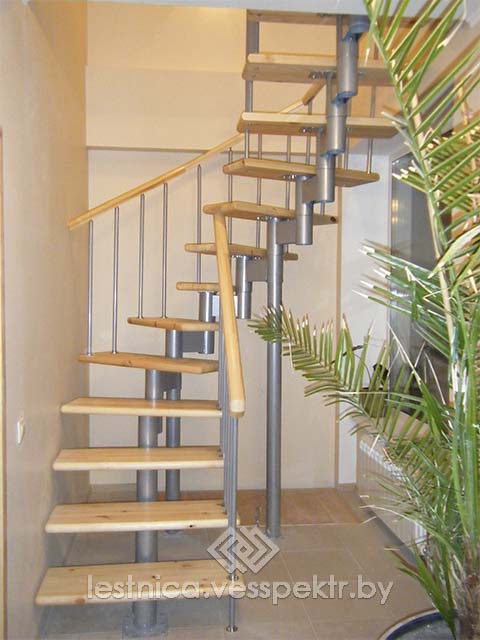 Купить модульную лестницу на второй этаж недорого